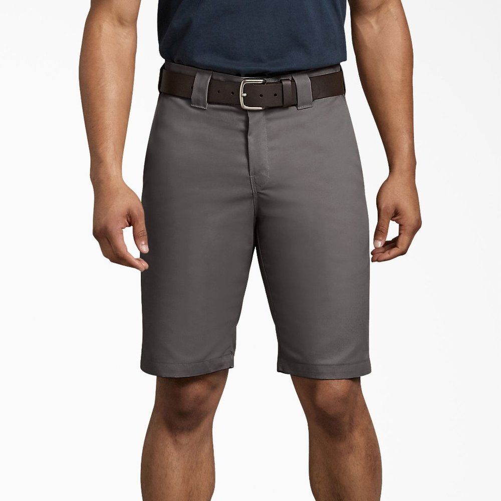 New Without Tags Pair of Men's Dickies Gravel Gray Regular Fit Work Shorts, 38